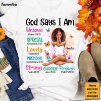 Personalized Gift For Daughter God Says I Am Shirt - Hoodie - Sweatshirt 29494 thumb 1