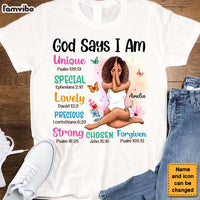Personalized Gift For Daughter God Says I Am Shirt - Hoodie - Sweatshirt 29494 thumb 1