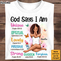 Personalized Gift For Daughter God Says I Am Shirt - Hoodie - Sweatshirt 29494 thumb 1