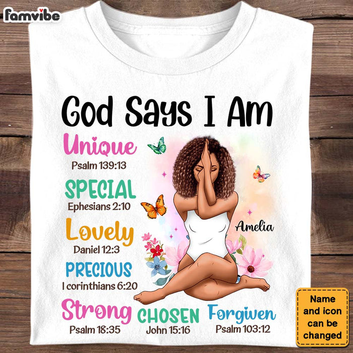 Personalized Gift For Daughter God Says I Am Shirt - Hoodie - Sweatshirt 29494 1