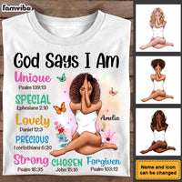 Personalized Gift For Daughter God Says I Am Shirt - Hoodie - Sweatshirt 29494 thumb 1