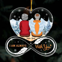 Personalized I Am Always With You Angel Wing Ornament 29496 thumb 1