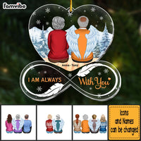 Personalized I Am Always With You Angel Wing Ornament 29496 thumb 1