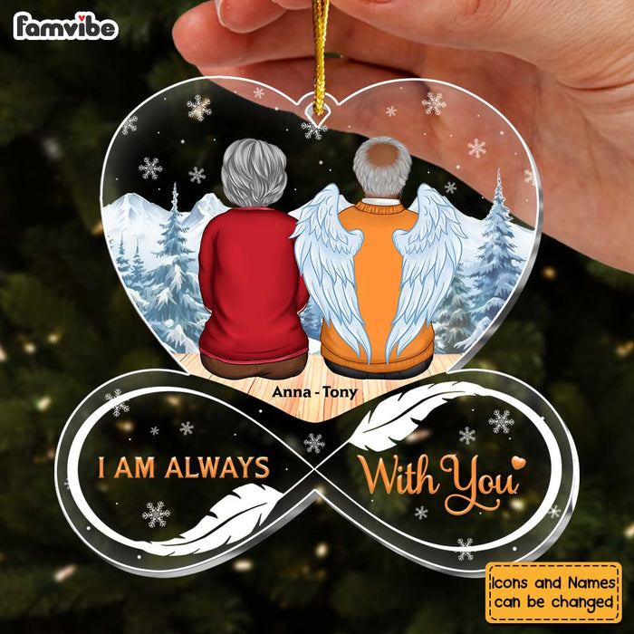 Personalized I Am Always With You Angel Wing Ornament 29496 1