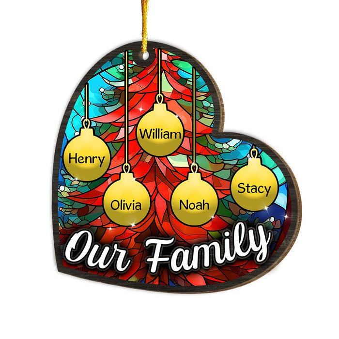 Personalized Gift For Family Christmas Balls Ornament 29498 1