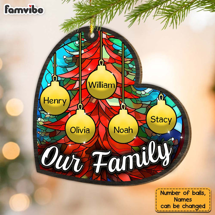 Personalized Gift For Family Christmas Balls Ornament 29498 1