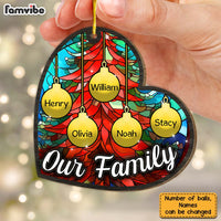 Personalized Gift For Family Christmas Balls Ornament 29498 thumb 1