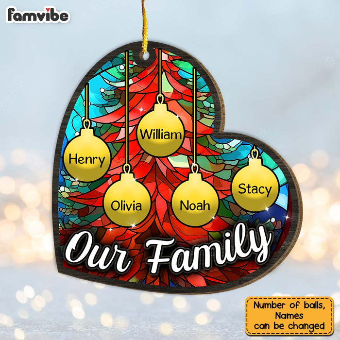 Personalized Gift For Family Christmas Balls Ornament 29498 1