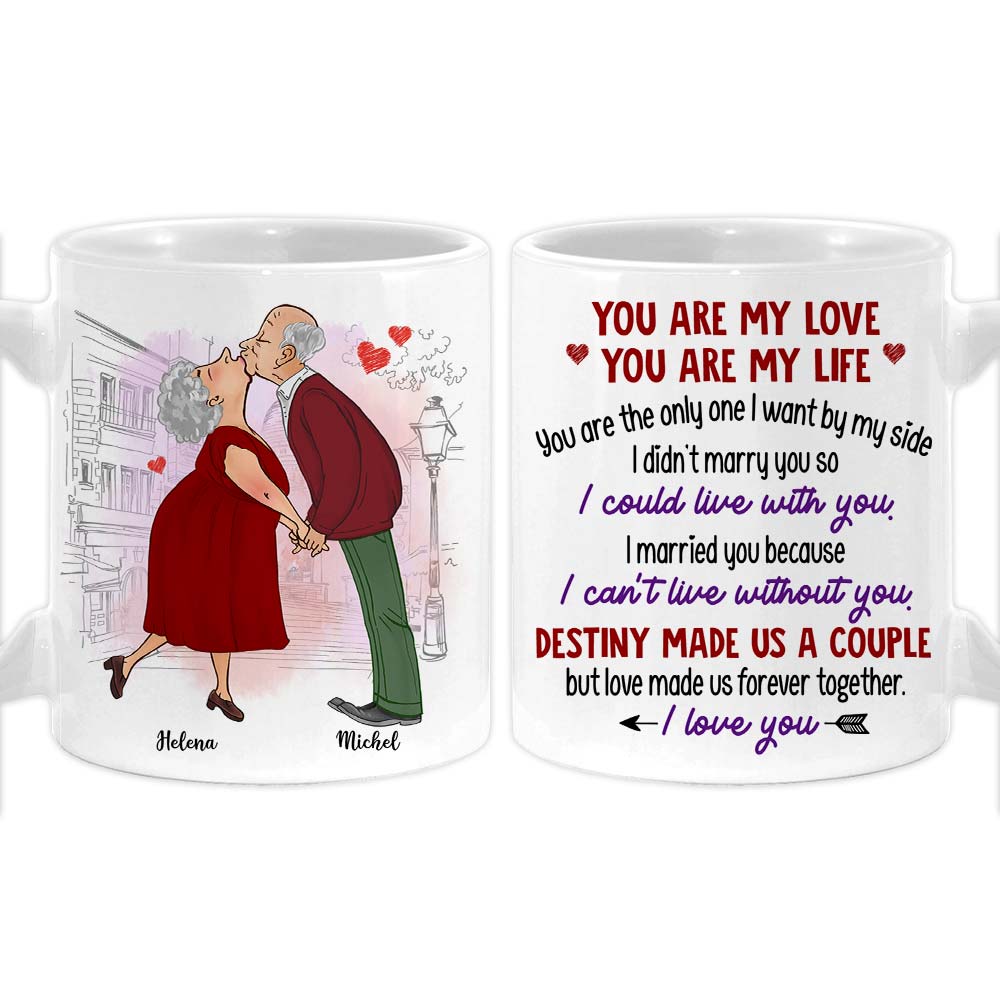 Personalized Couple Gift You Are My Love You Are My Life Mug 31255 Primary Mockup