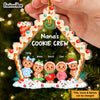 Personalized Grandma's Cookie Crew 2 Layered Mix Ornament 29507 1