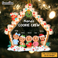 Personalized Grandma's Cookie Crew 2 Layered Mix Ornament 29507 thumb 1