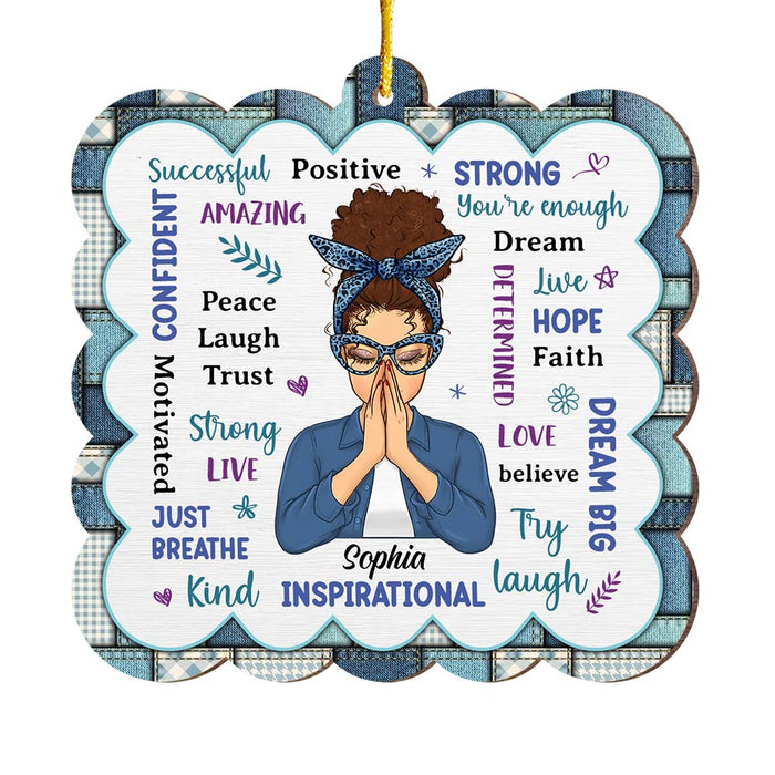 Personalized Gift For Daughter Positive Affirmations Ornament 29508 1