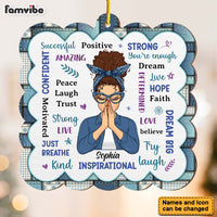 Personalized Gift For Daughter Positive Affirmations Ornament 29508 thumb 1