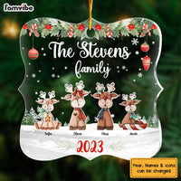 Personalized Christmas Gift For Family Reindeers Xmas Family Acrylic Ornament 29511 thumb 1