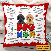 Personalized Gift For Dog Mom Affirmation Pillow 29514 thumb 1