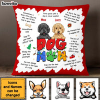 Personalized Gift For Dog Mom Affirmation Pillow 29514 thumb 1