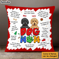 Personalized Gift For Dog Mom Affirmation Pillow 29514 thumb 1