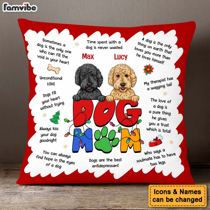 Personalized Gift For Dog Mom Affirmation Pillow 29514 1