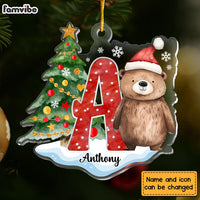 Personalized Gift For Granddaughter Woodland Christmas Ornament 29516 thumb 1