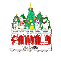Personalized Gift For Family Polar Bear Christmas Ornament 29518 thumb 1