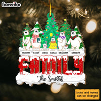 Personalized Gift For Family Polar Bear Christmas Ornament 29518 thumb 1
