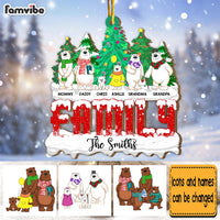 Personalized Gift For Family Polar Bear Christmas Ornament 29518 thumb 1