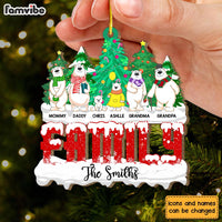Personalized Gift For Family Polar Bear Christmas Ornament 29518 thumb 1