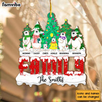 Personalized Gift For Family Polar Bear Christmas Ornament 29518 thumb 1