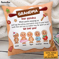 Personalized Christmas Gift For Grandma Cookie Pillow 29527 thumb 1