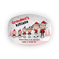 Personalized Christmas Gift Grandma's Kitchen Plate 29528 thumb 1