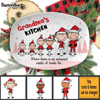 Personalized Christmas Gift Grandma's Kitchen Plate 29528 thumb 1
