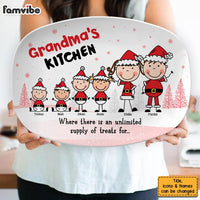 Personalized Christmas Gift Grandma's Kitchen Plate 29528 thumb 1