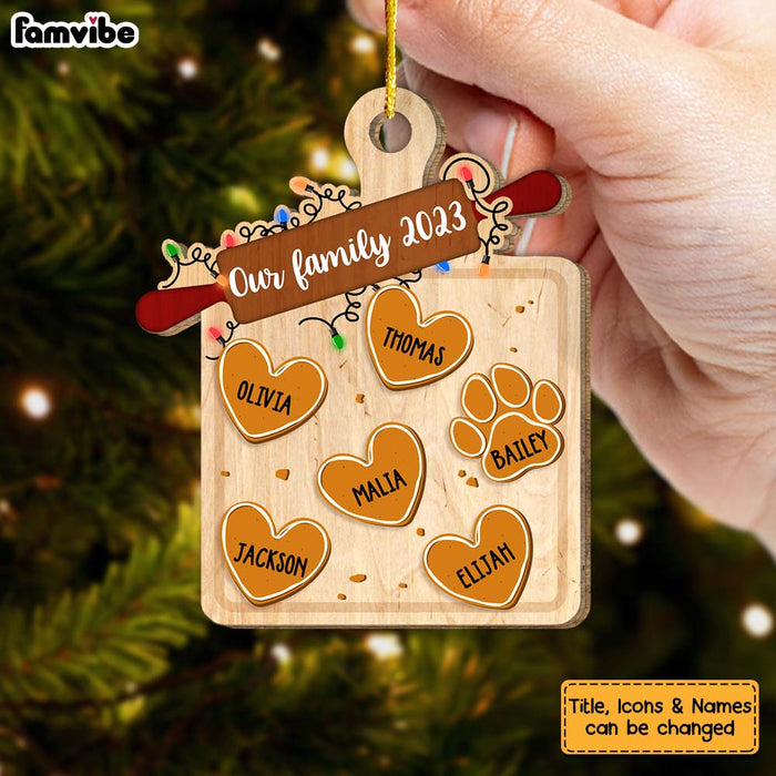 Personalized Our Family Cookie Batch Ornament 29529 1