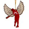 Personalized Baseball Memorial Angel Wings Ornament 29530 1