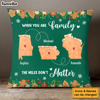 Personalized Christmas Gift For Family Long Distance Cookies Pillow 29532 thumb 1