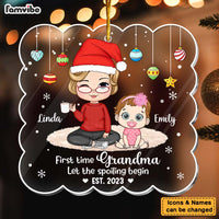 Personalized Gift For Grandma Let The Spoiling Begin Ornament 29535 thumb 1