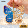 Personalized Memorial Gift For Family Your Wings Were Ready Butterfly 2 Layered Mix Ornament 29537 1