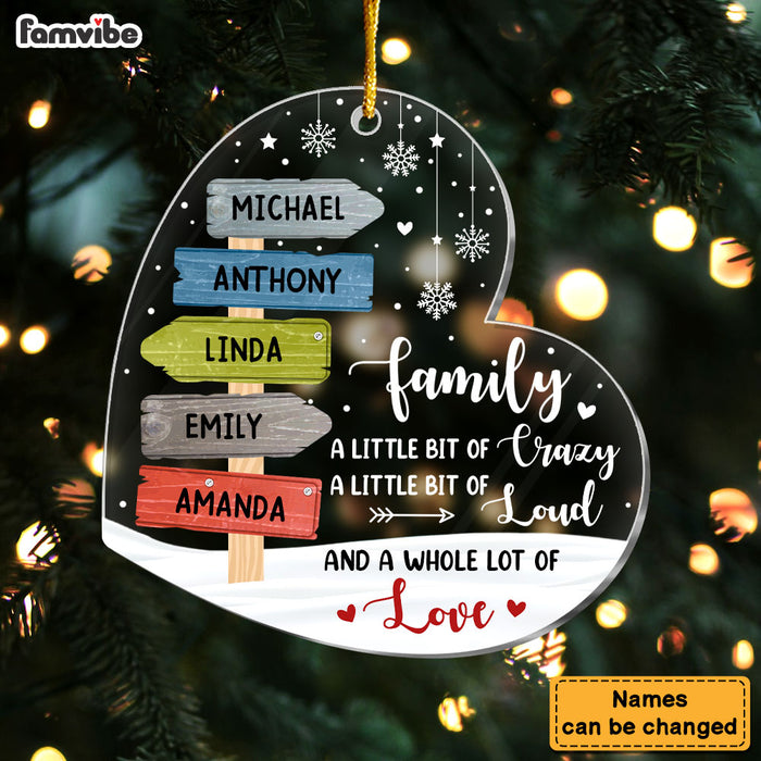 Personalized Gift For Family A Whole Lot Of Love Ornament 29543 1