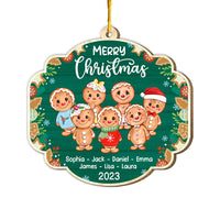 Personalized Christmas Gift  For Family Gingerbreads Ornament 29545 thumb 1