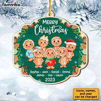 Personalized Christmas Gift  For Family Gingerbreads Ornament 29545 thumb 1