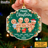 Personalized Christmas Gift  For Family Gingerbreads Ornament 29545 thumb 1