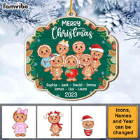Personalized Christmas Gift  For Family Gingerbreads Ornament 29545 thumb 1