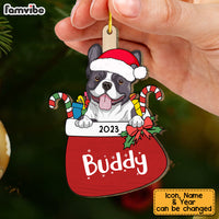 Personalized Gift For Family Christmas 2023 Dog Present Ornament 29546 thumb 1