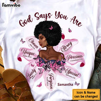 Personalized Gift For Daughter God Says You Are Shirt - Hoodie - Sweatshirt 29568 thumb 1