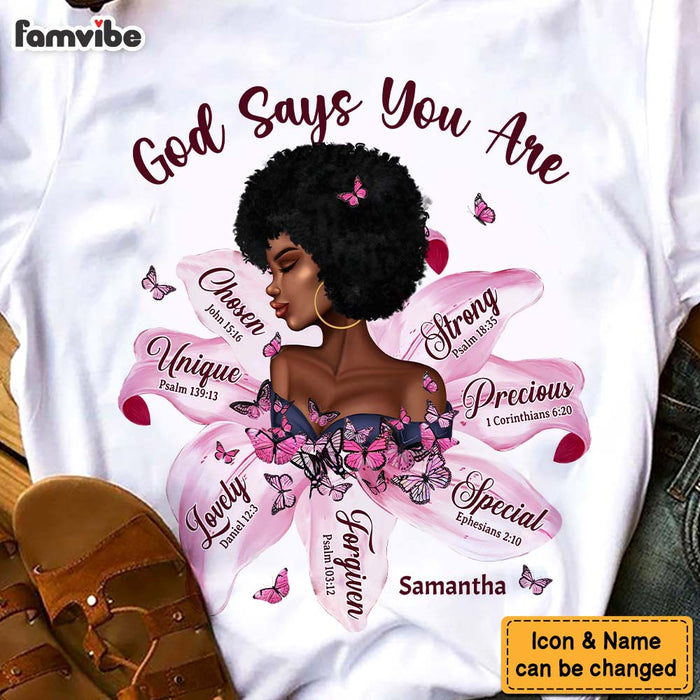 Personalized Gift For Daughter God Says You Are Shirt - Hoodie - Sweatshirt 29568 1