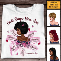 Personalized Gift For Daughter God Says You Are Shirt - Hoodie - Sweatshirt 29568 thumb 1