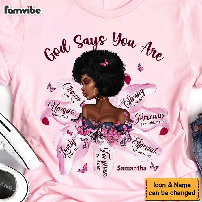 Personalized Gift For Daughter God Says You Are Shirt - Hoodie - Sweatshirt 29568 1