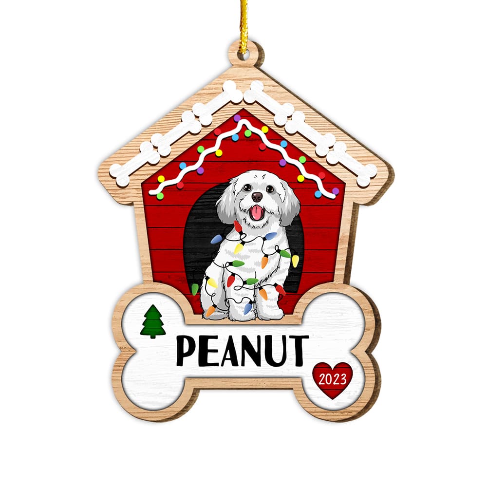 Personalized Gift For Dog Lovers Ornament 29572 Primary Mockup