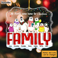 Personalized Gift For Family Bear Christmas Ornament 29574 thumb 1