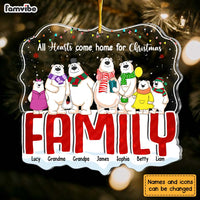 Personalized Gift For Family Bear Christmas Ornament 29574 thumb 1